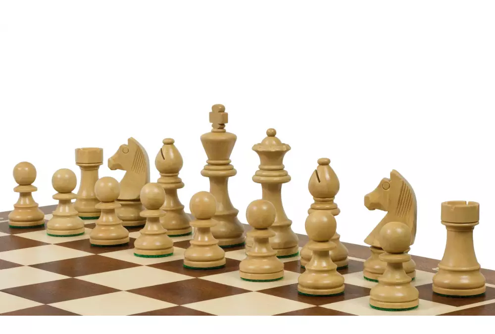 Szachy Turniejowe Timeless (German Knight) Staunton Gold nr 6